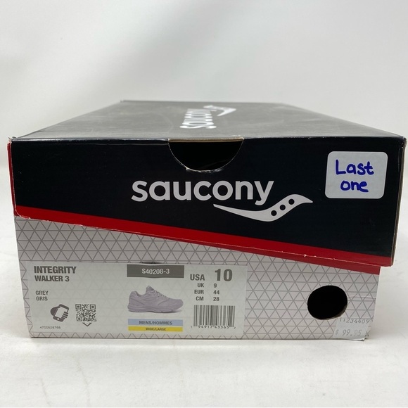 Saucony Men's Grey Integrity Walker 3 Size 10 Wide - Picture 6 of 6